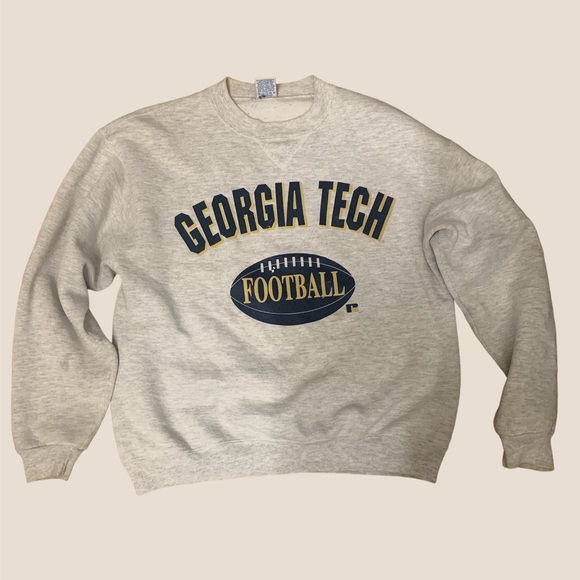 Georgia tech football sweatshirt light gray 
Size- youth xl which is a medium - Picture 1 of 2